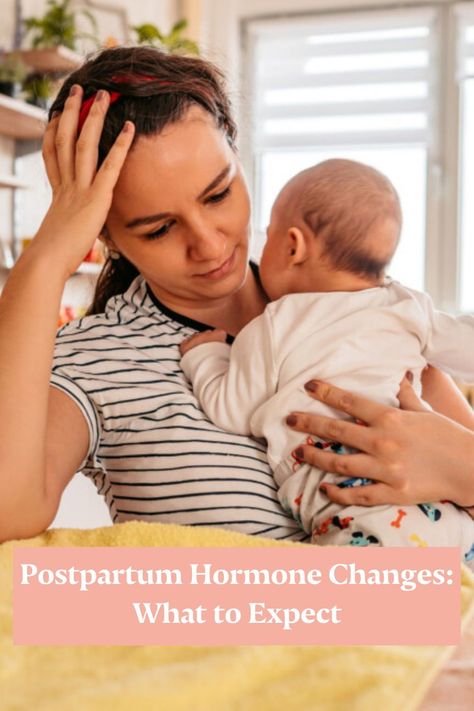 Postpartum hormone changes can feel like a bit of a roller coaster ride. Here is what to expect from your hormones after you have a baby. #postpartum #newmom #newbaby #parenting Postpartum Hormone Balance, Postpartum Hormones, Balance Postpartum Hormones, Supplements For Postpartum, 4 Weeks Postpartum, Postpartum Mental, Holistic Postpartum Care, Postpartum Yoga, Natural Labour