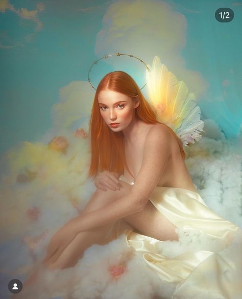 Archery Poses, Angelic Aesthetic, Fairy Photoshoot, Goddess Aesthetic, Wing Jewelry, Mermaid Aesthetic, Angel Aesthetic, Easy Paintings, Color Photography