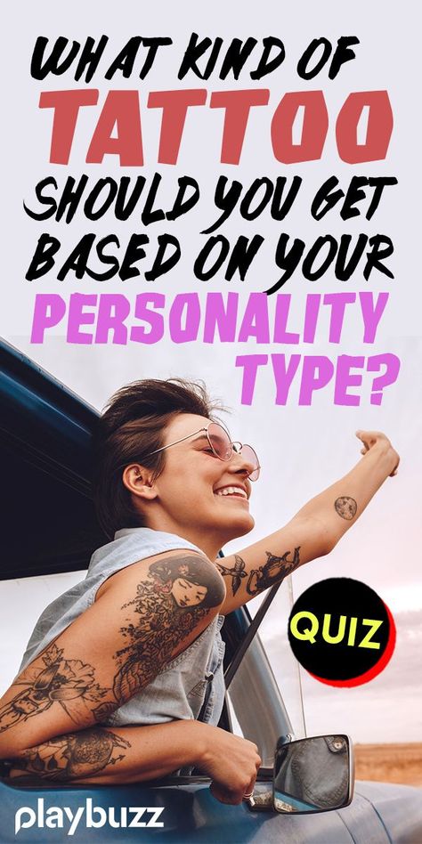 What kind of tattoo should you get based on your personality type? *** #PlaybuzzQuiz Personality Quiz Fashion Style Look Ink Artist Drawing Playbuzz Quiz The Advocate Personality, Tattoo Quiz, Advocate Personality Type, Personal Style Quiz, Personality Type Quiz, Fun Personality Quizzes, Describe Your Personality, Playbuzz Quiz, Minimal Tattoo Design