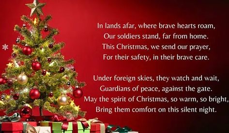 20 Christmas Poems For Soldier - LoverJournal Merry Christmas Daughter, The Brave One, Christmas Prayer, Daughter Poems, Christmas Soldiers, Words Of Appreciation, Love Sms, Christmas Poems, Holy Night