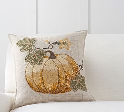 Applique Pillow, Plaid Pumpkin, Pumpkin Applique, Cushion Embroidery, Pumpkin Pillow, Fall Pillow, Applique Pillows, Embroidered Pillow Covers, Faux Pumpkins