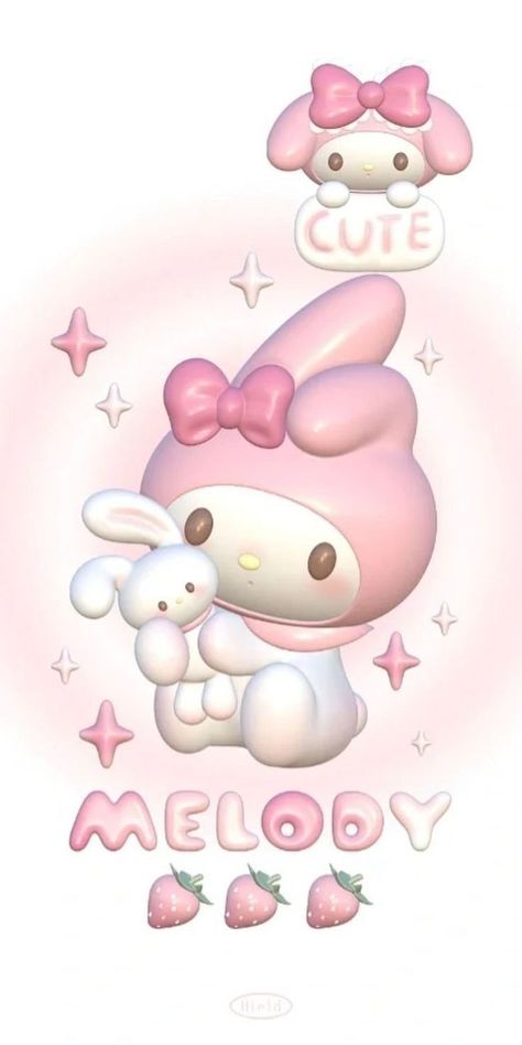 Cute My Melody Wallpaper, Pink Sanrio Wallpaper, Pink Kawaii Wallpaper, 헬로키티 배경화면, Melody Wallpaper, Jelly Wallpaper, Walpaper Hello Kitty, My Melody Wallpaper, Desain Quilling