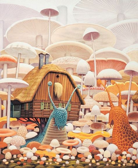 Jacek Yerka, Deep Drawing, Surreal Scenes, Max Ernst, Dream World, Surrealism Painting, Weird Creatures, Surreal Art, New Artists