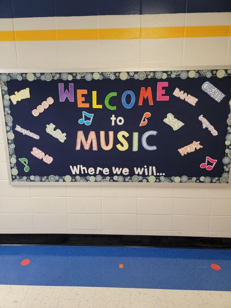 Elementary Music Classroom Decor, Band Room Ideas, Music Classroom Bulletin Boards, Music Bulletin Boards, Music Classroom Decor, 2023 School, Band Room, Teacher Aesthetic, Elementary Music Class