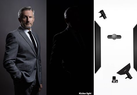 Corporate Portrait Lighting Setup, Corporate Photography Lighting Setup, Bounce Light Photography, Corporate Headshots Lighting Setup, Suit Portrait Photography, Headshot Setup, Headshot Lighting Setup, Light Setup Photography, Headshot Lighting