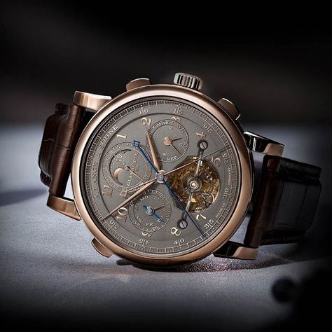 A. Lange & Söhne - “Homage to F. A. Lange” special editions | Time and Watches | The watch blog #watches #watch #luxurywatches #luxurywatch A Lange Sohne, Hand Watch, Stylish Watches, Beautiful Watches, Luxury Watches For Men, Dark Brown Leather, Swiss Watches, Watch Collection, Luxury Watch