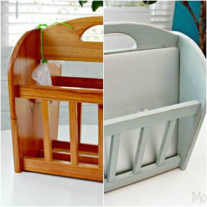 All those classic thrift store items can be so much more - but wait til you see just how much more! Old Magazine Holder Upcycle, Magazine Rack Repurposed, Thrift Store Diy, Old Magazine, Thrift Store Shopping, Wood Magazine, Glass Cabinets Display, Thrift Store Crafts, Magazine Holder