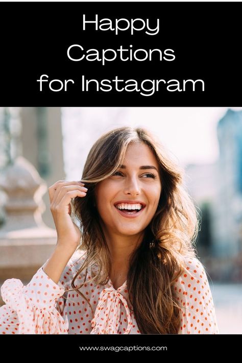 Spread joy on Instagram with our collection of happy captions for your happiest moments! Find the perfect words to accompany your joyful photos. #happy #happycaptions #joyfulmoments #spreadjoy #smilemore #positivity #goodvibes #happiness #happythoughts #grateful #blessed #happydays #happinessisachoice #choosehappy #happylife #smilingfaces #laughterisgoodforthesoul #lovemylife #goodtimes #happyplace #capturehappiness #happyphotos #happymemories #enjoylife #livehappily #happyheart #happyvibes Captions For Happy Pictures, Happy Captions, Goal Of Life, Caption For Boys, Caption For Girls, Perfect Captions, Happy Mood, Happiness Is A Choice, Happy Photos