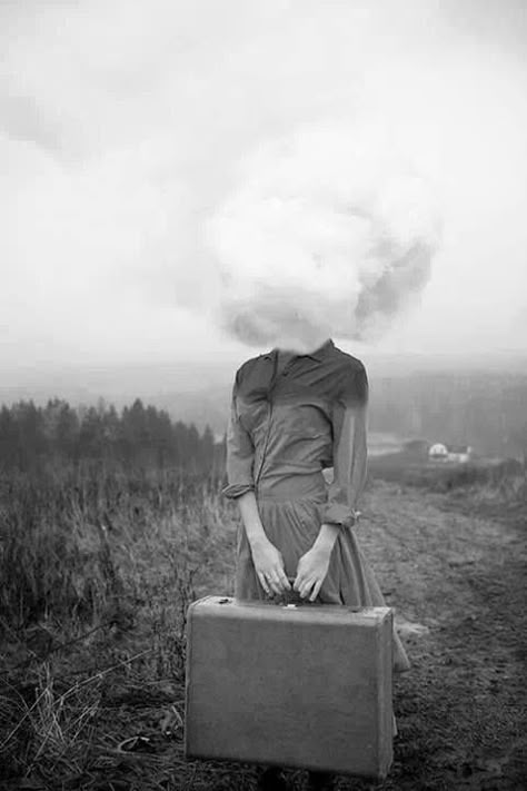 Surreal Photography, Head In The Clouds, Surrealism Photography, Foto Art, Creative Photos, Surreal Art, The Clouds, Creative Photography, Photography Inspiration