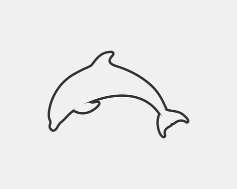 Dolphin Outline, Diy Router, Vector Silhouette, Life Improvement, Dolphins, Router, Vector Art, Vector Free, Clip Art