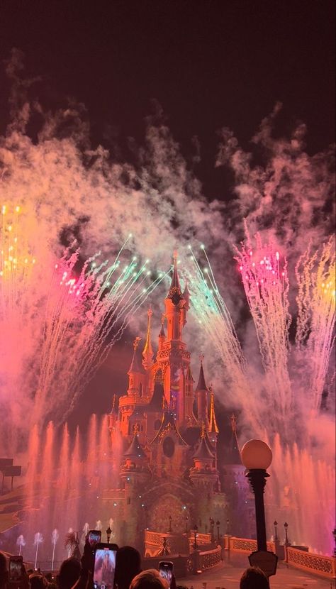 Questioning Reality, Disney Fireworks, Night Sky, Fireworks, Disneyland, Cameras, To Look, Castle, Paris