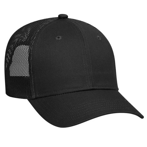 PRICES MAY VARY. Cotton Blend,Mesh Snap closure Machine Wash Trucker Hat Black, Black Hats, Black Hat, Baseball Caps, Low Profile, Snap Closure, Everyday Fashion, Baseball Cap, Trucker Hat