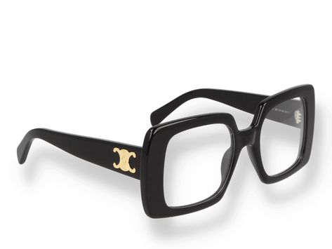 Celine Eyeglasses, Heart Face, Personal Shopper, Everyday Wardrobe, Square Shape, Black Color, Square, Black, Color