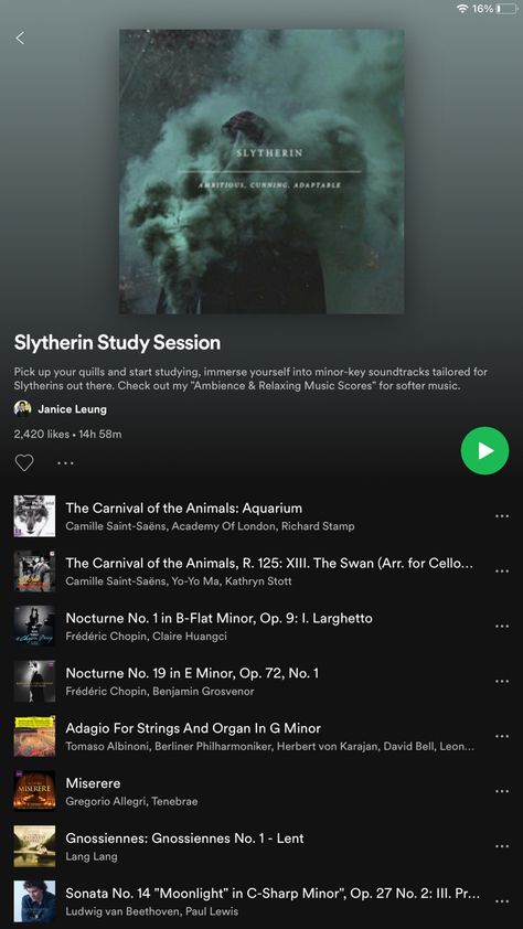 Slytherin Song List, Slytherin Playlist Cover, Draco Malfoy Playlist, Slytherin Playlist, Slytherin Things, Song Recs, Harry Potter Music, Playlist Names Ideas, Therapy Playlist