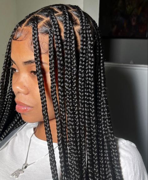 Style Natural Hair, Braids Knotless, Biracial Hair, Big Box Braids Hairstyles, Feed In Braids Hairstyles, Box Braids Hairstyles For Black Women, Braids Hairstyles Pictures, Cute Box Braids Hairstyles, Quick Braided Hairstyles