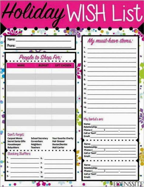 Holiday wish list Mary Kay Wish List Printable, Mary Kay Wish List, Christmas Mary Kay, Mary Kay Christmas, Mary Kay Career, Mary Kay Holiday, School Secretary, Mary Kay Party, Christmas Wish List