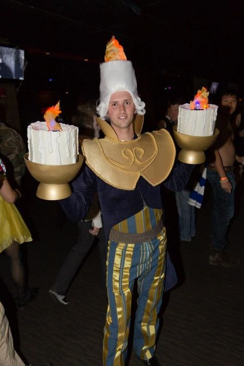 Picture of Lumiere costume Beauty and the Beast Lumiere Costume, Candle Costume, Beauty And The Beast Diy, Beauty And The Beast Costume, Beast Costume, Beauty Therapy Room, Dress Up Costumes, Disney Beauty And The Beast, Trunk Or Treat