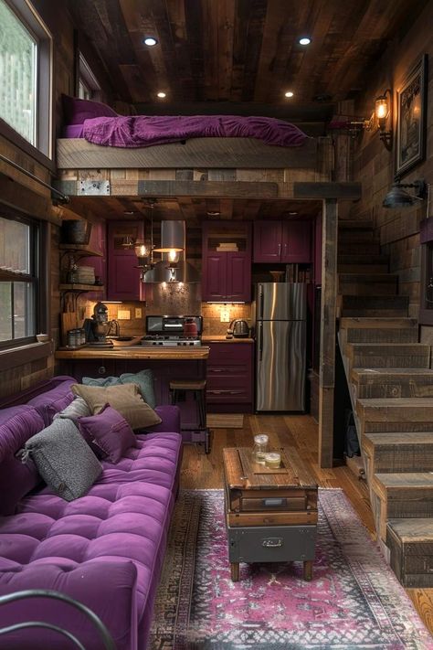 Bunk Bed Designs Small Bedrooms, 2024 Home Decor Trends, Bedroom Wall Decor Ideas, Tiny House Village, House Village, Bunk Bed Designs, Tiny Village, Tiny House Decor, Wall Decor Ideas