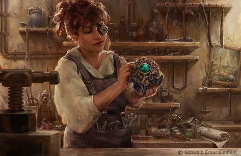 Steampunk Art, Artist Websites, Dieselpunk, Sci Fi Art, Dnd Characters, Fantasy World, Character Design Inspiration, Female Art, Dungeons And Dragons