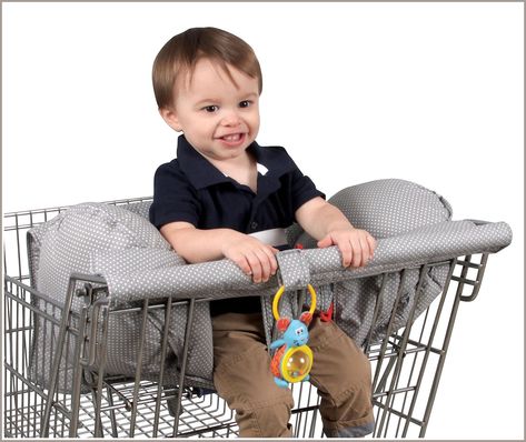 Leachco Prop 'R Shopper Shopping Cart Cover, Gray Pin Dot Shopping Cart Seat Cover, Cart Cover For Baby, Child Nursing, Baby Shopping Cart, Shopping Essentials, Smart Baby, Shopping Carts, Shopping Cart Cover, Cart Cover