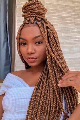 Individual Braids Hairstyles, Braid Colors, Brown Box Braids, Box Braids Pictures, Trendy We Fryzurach, Individual Braids, Blonde Box Braids, Short Box Braids, Jumbo Box Braids