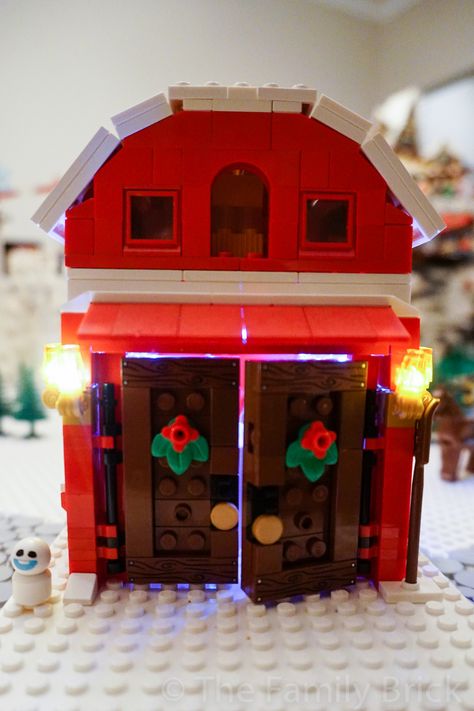 Christmas Raindeer, 8 Reindeer, Lego Christmas, Winter Village, Led Fairy Lights, Lego Creator, Lego Instructions, Red Barns, Santa And Reindeer