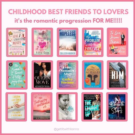 Childhood Friends To Lovers Books, Childhood Friends To Lovers Aesthetic, Childhood Best Friends To Lovers, Friends To Lovers Books, Childhood Friends To Lovers, Book Club List, Best Books For Teens, Funny Books, Ask Believe Receive