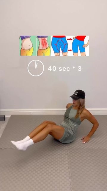 #1 Weightloss Community on Instagram Thigh Fat, Formda Kal, Thigh Exercises, Trening Abs, Trening Pilates, Belly Workout, Fitness Workout For Women, Flat Belly Workout, Stomach Workout