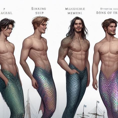 Merman Transformation, Merman Aesthetic, Mermen Art, Male Siren, Man Mermaid, Merman Costume, Male Mermaid, King Triton, Masculine Art