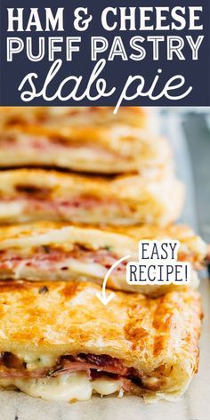 Lunch Puff Pastry Recipes, Puff Pastry Sandwich Ham And Cheese, Puff Pastry Stromboli, Puff Pastry Garlic Bread, Puff Pastry Ham And Cheese, Ham And Cheese Puff Pastry, Ham Cheese Puff Pastry, Puff Pastry Recipes Dinner, Puff Pastry Recipes Savory