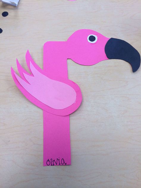 F for flamingo  Art projects with the kiddies #letterf #art #crafts Letter F Flamingo Craft, F For Flamingo Craft, F Is For Flamingo Craft, Letter F Crafts For Preschoolers, Letter F Crafts, F Is For Flamingo, Letter F Craft, Preschool Letter Crafts, Alphabet Crafts Preschool