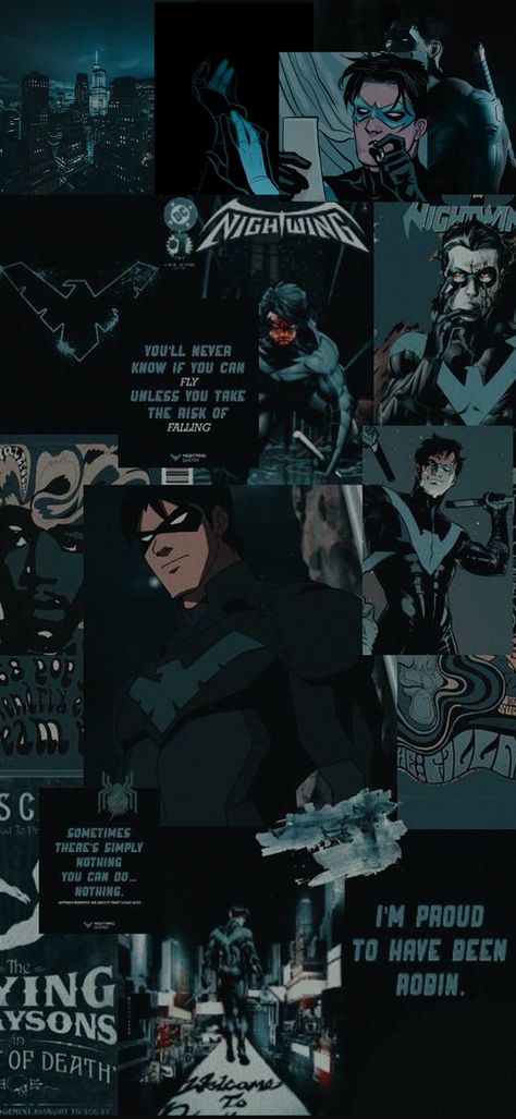 Nightwing, Batman, Collage