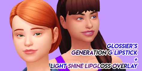 Glossier Generation G, Generation G, Light Lipstick, Makeup Cc, Matte Lipsticks, I Like That, Keeping Healthy, Sims 4 Mods, Custom Content