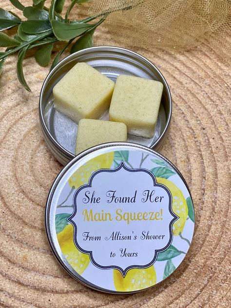 Main Squeeze Bridal Shower Favors, Lemon Wedding Favors, Lemon Bridal Shower Favors, Lemon Favors, Main Squeeze Bridal Shower Lemon, Lemon Themed Wedding, Mediterranean Mosaic, Mosaic Wedding, Lemon Themed Party