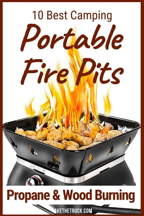 Best Portable Fire Pits for Camping Fire Pit Patio Diy, Fire Pit Camping, Portable Propane Fire Pit, Fire Pit Plans, Portable Fire Pit, Camping Fire Pit, Cabin Weekend, Portable Fireplace, Camping Fire