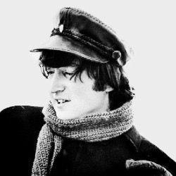 John Lennon The 60s Fashion, Helen Anderson, John Lennon Style, Mens Hats, Leather Cap, 60s Fashion, The 60s, John Lennon, The Beatles