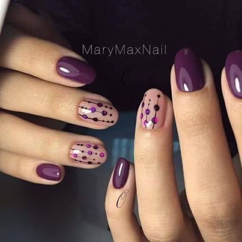 Purple Nail Art Designs, Purple Nail Art, Purple Nail Designs, Cute Nail Art Designs, Purple Nail, Short Nails Art, Diy Nail Designs, Pink Nail, Short Nail Designs