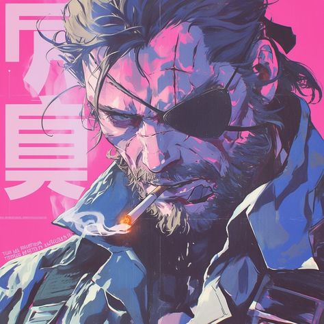 senpai crusade (@senpaicrusade) • Instagram photos and videos Raiden X Snake, Game Style Art, Jetstream Sam Pfp, Venom Snake Art, Snake And Raiden, Mgs Wallpaper, Solid Snake Icon, Metal Gear Fanart, Mgs Art