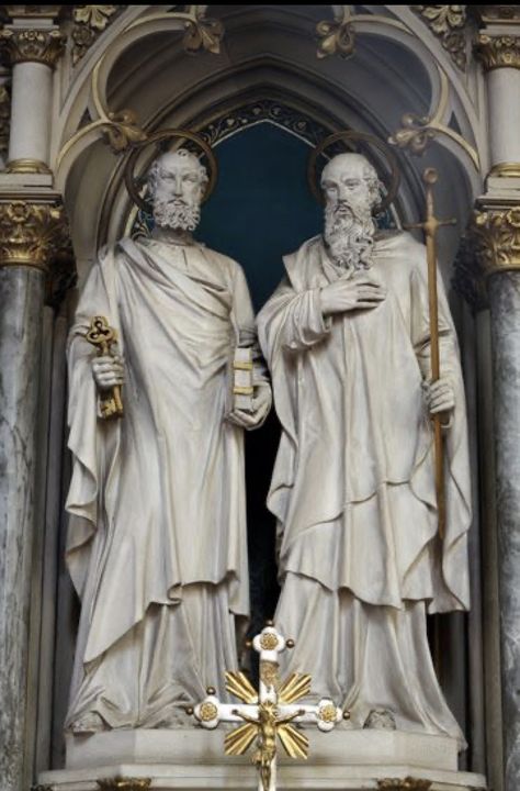 Saint Peter And Paul, Christian Leave, Catholic Answers, St Peter And Paul, Catholic Decor, Happy Wallpaper, Saint Peter, Christian Artwork, The New Testament