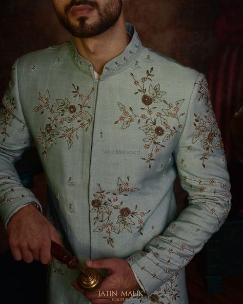 Photo From Fall winter'19 - By Jatin Malik Couture Jatin Malik Couture, Jatin Malik, Groom Collection, Outfit Patterns, Mom And Son Outfits, Men Sherwani, Indian Groom Dress, Mens Traditional Wear, Indian Wedding Clothes For Men