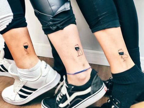 Getting a tattoo is an excellent idea if you want to have a new experience with your best friend. We collected perfect deep, meaningful best friend tattoo designs. Keep reading to learn more! Three Sister Tattoos, Small Friendship Tattoos, Deep Meaningful Tattoos, Unique Infinity Tattoo, Best Friend Tattoo, Family Tattoo Ideas, Meaningful Tattoo Ideas, Wine Tattoo, Beer Tattoos