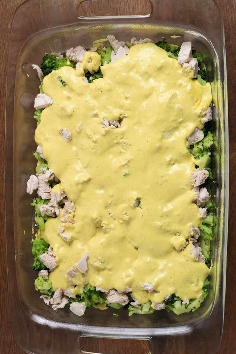 Baked Broccoli and Chicken Divan with Curry | Plan. Eat. Post. Repeat. Chicken Divan With Curry, Chicken Divan Casserole, Chicken Divan, Broccoli Side Dish, Puff Pastry Crust, Turkey Chicken, Frozen Broccoli, Fresh Broccoli, Broccoli Cheddar