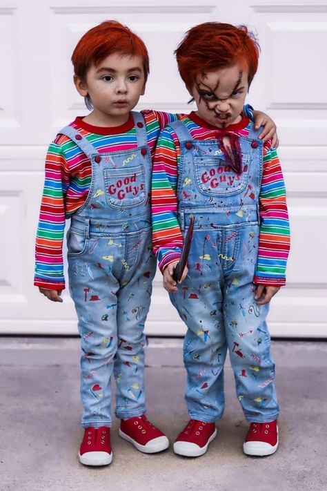 Twin Costumes, Chucky Costume, Matching Costume, Chucky Doll, Matching Costumes, Twins, Dolls, Quick Saves