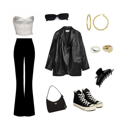 Black Concert Outfits, Harry Styles Concert Outfit, Causual Outfits, Swaggy Outfits, Kpop Fashion Outfits, Teenage Fashion Outfits, Lookbook Outfits, Polyvore Outfits, Cute Casual Outfits