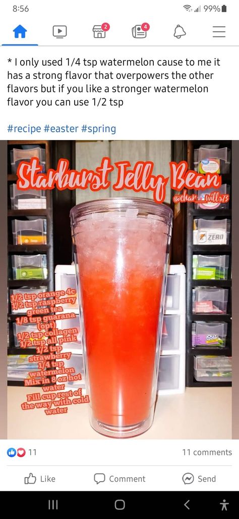 Loaded Teas With Pomegranate Lift Off, Strawberry Kiwi Loaded Tea, Green Gusher Loaded Tea, Southern Strawberry Loaded Tea, Loaded Tea With Waka, Teas Recipes, Energy Tea Recipes, Energy Tea, Loaded Teas