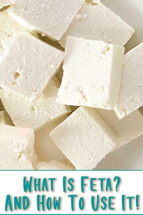 Find out everything there is to know about feta from what is feta cheese to how to cook with it, and everything in between. Keto Feta Cheese Recipes, Feta Cheese Uses, Uses For Feta Cheese, Recipes With Feta Cheese, Feta Cheese Recipes, Greek Cheese, Aged Cheese, Feta Recipes, Kinds Of Cheese