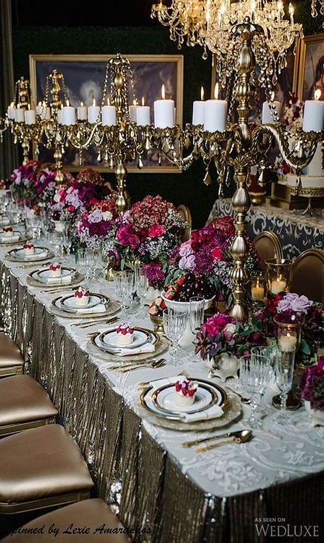 Vintage Wedding Table Settings, Baroque Wedding, Vintage Wedding Table, Creative Shoot, Jewel Tone Wedding, Beautiful Table Settings, Photography Film, Wedding Table Settings, Wedding Planners