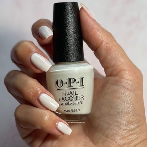 Opi White, Matte White Nails, Opi Bubble Bath, Opi Pink, Neutral Nail Color, Neutral Nail, Opi Nail Colors, Color For Nails, Funny Bunny