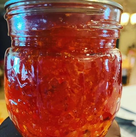 Lemon Marmalade Recipe, Chili Jam, Wine Appetizers, Marmalade Recipe, Festive Appetizers, Jam Recipes Homemade, Onion Jam, Red Bell Peppers, Jam And Jelly