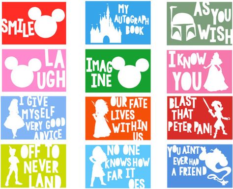 27 4x6 pages of free printable Disney autograph pages | Disney printables Disney Free Printables, Disney Autograph Pages, Disney Stencils, Disney Autograph Book, Cover Page For Project, Disney Autograph, Disney Planner, Autograph Book Disney, Autograph Book